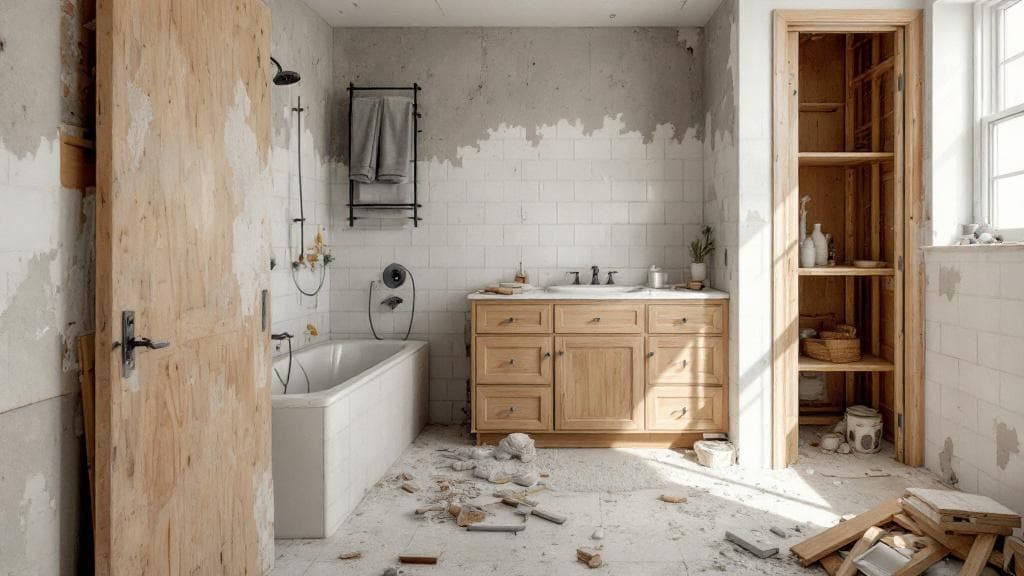 Bathroom Remodel: Full Tile Removal